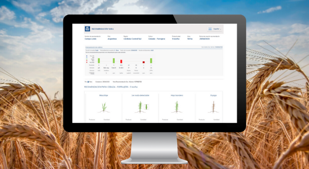 Sistema de recomendaciones nutricionales Yara